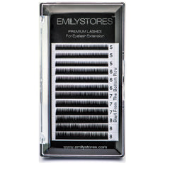 EMILYSTORES front tray view showing 12 rows and mixed 5–8mm lengths for fast selection