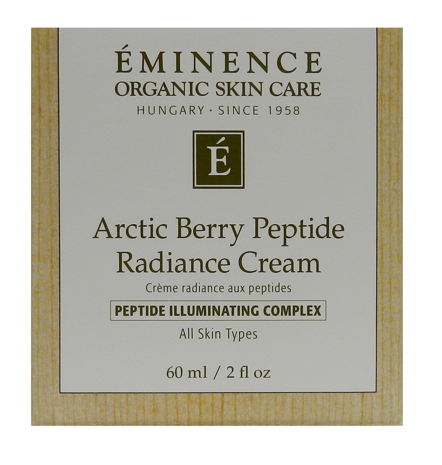 Eminence cream texture swatch highlighting lightweight absorbent finish