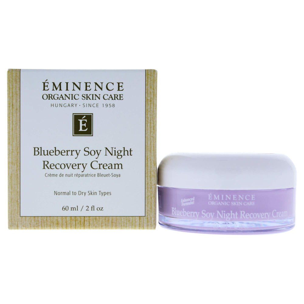 Eminence front jar showing packaging and benefits