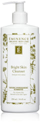 Eminence bottle front view showing label and size for product recognition and clarity