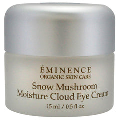 Eminence jar open displaying cream inside and indicating smooth, spreadable texture