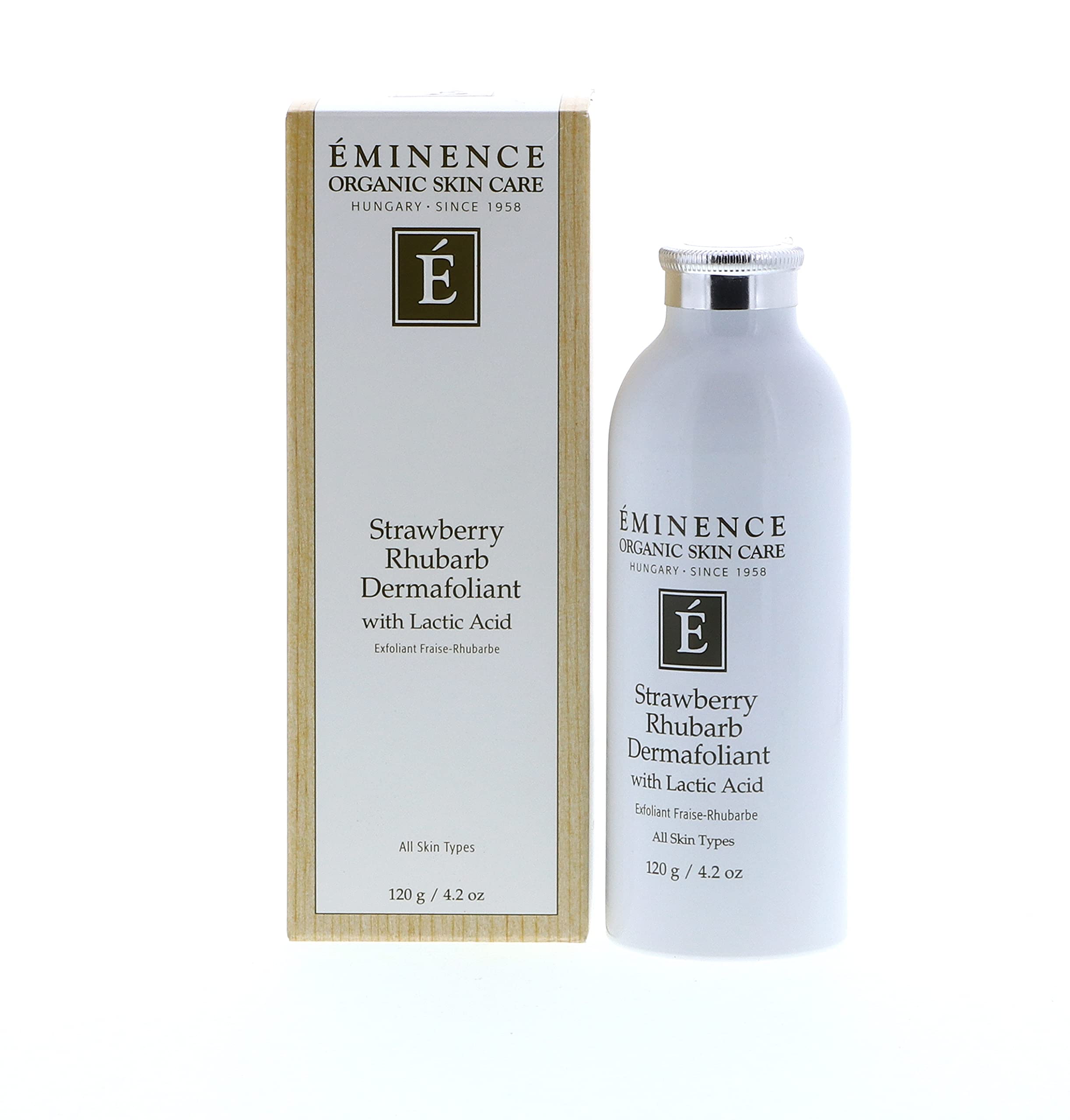 Eminence product staged on bathroom vanity for daily skincare routine inspiration