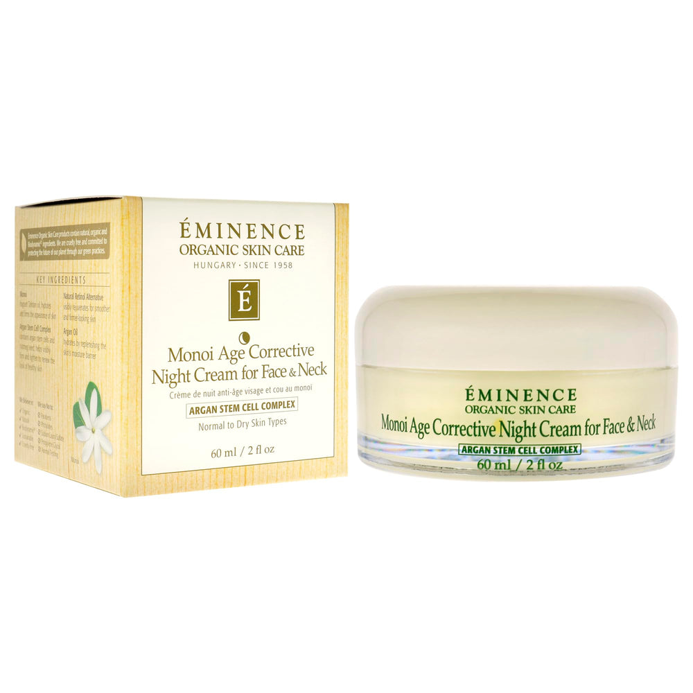 Eminence applying cream on hand demonstrating smooth application benefit