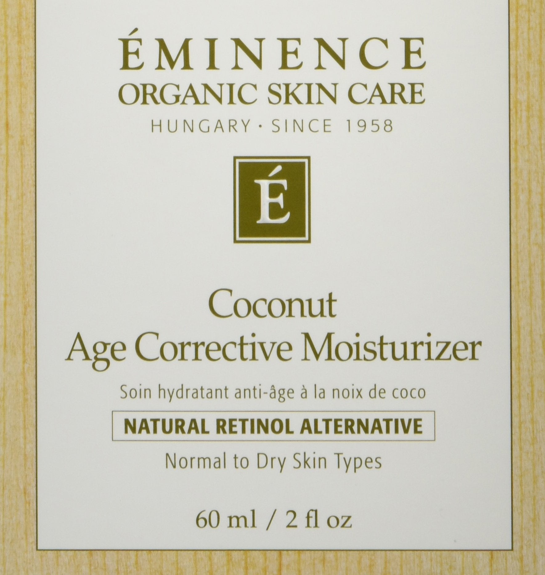 Eminence open jar displaying cream texture, highlights smooth hydration benefit