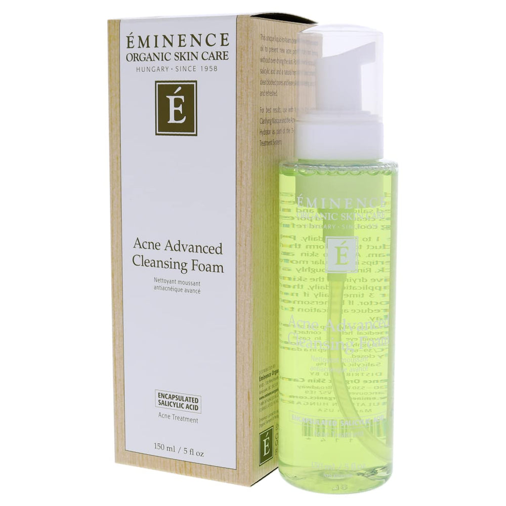 Eminence 5 oz bottle in hand showing travel-friendly size benefit
