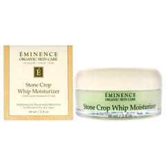 Eminence front packaging showing 2 fl. oz jar and label benefits