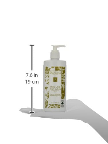 Eminence lotion applied on arm demonstrating smooth hydration benefit