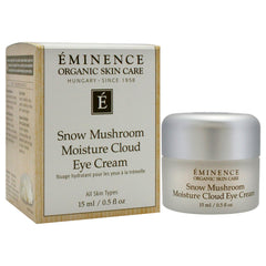 Eminence close-up texture shot highlighting lightweight cream for fast absorption