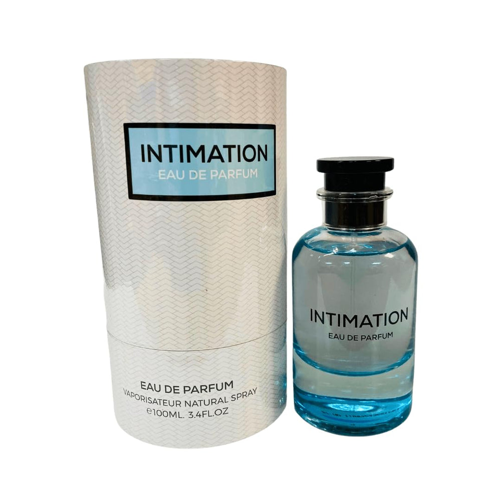 Emper Intimation front bottle showing sleek packaging and elegant design for confident presentation