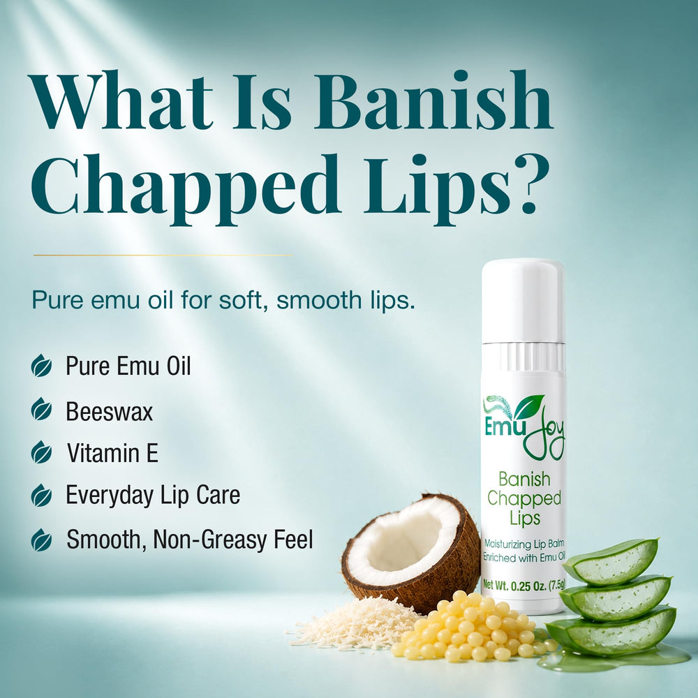 Emu Joy close up of balm texture demonstrating smooth spreadability