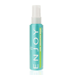 Enjoy curl enhancing spray front packaging showing bottle and branding for easy identification and benefit