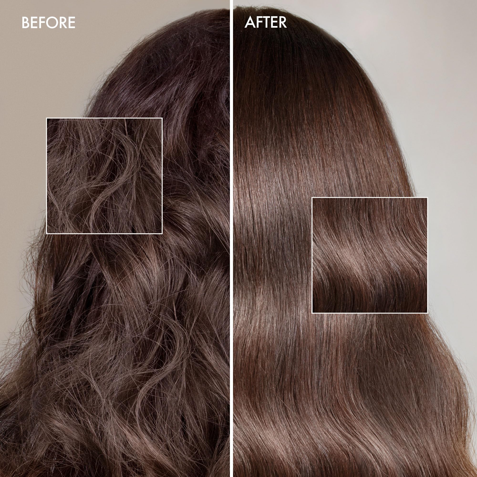Enjoy shampoo lather on wet curly hair showing frizz control benefit
