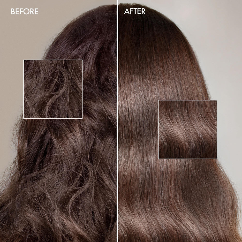 Enjoy shampoo lather on wet curly hair showing frizz control benefit