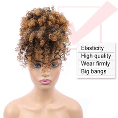entranced styles close texture of kinky bangs showing realistic matte finish benefit