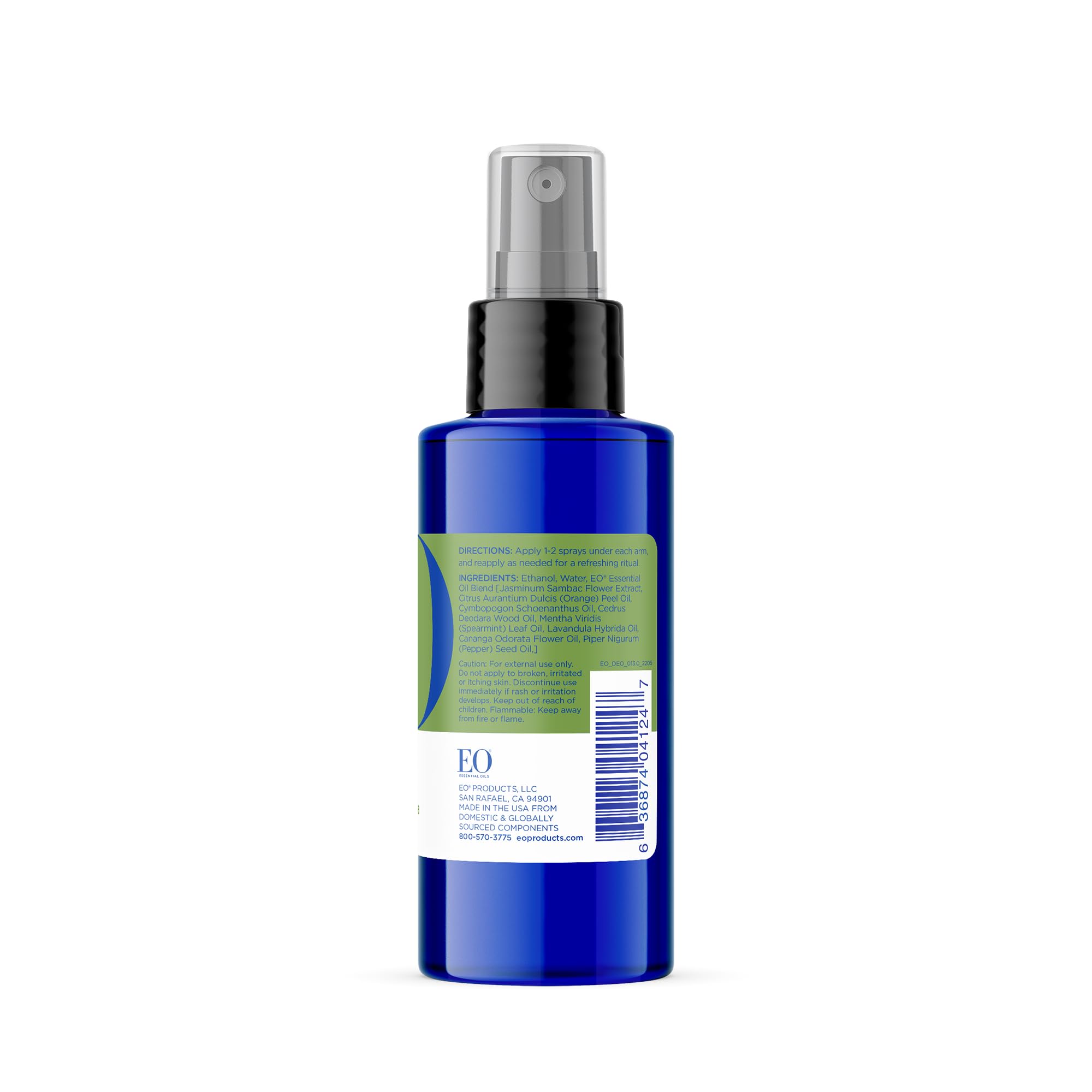 EO essential oils and botanicals representing natural scent and purity benefit