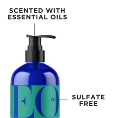 EO bottle label close-up highlighting ingredients and clear directions