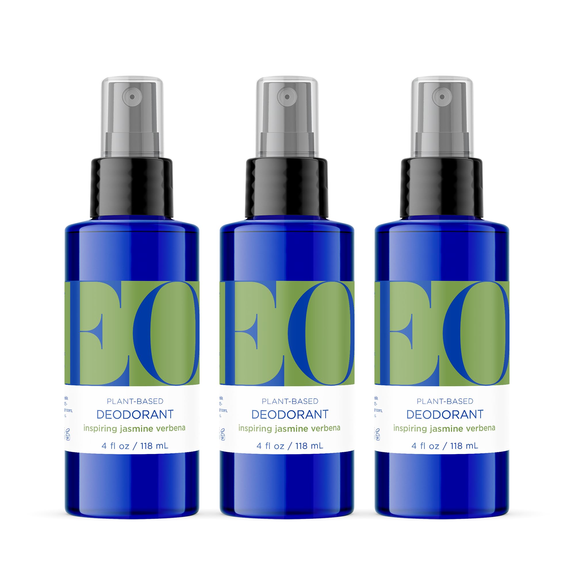 EO jasmine verbena front packaging showing recyclable bottle and scent