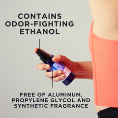 EO back label ingredients list highlighting clean formulation benefits