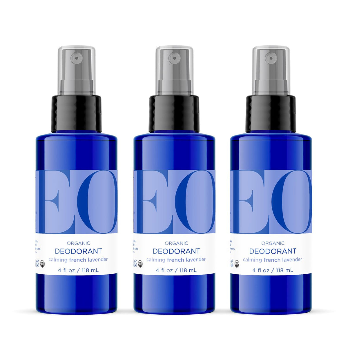 EO front packaging showing lavender spray and natural freshness benefit