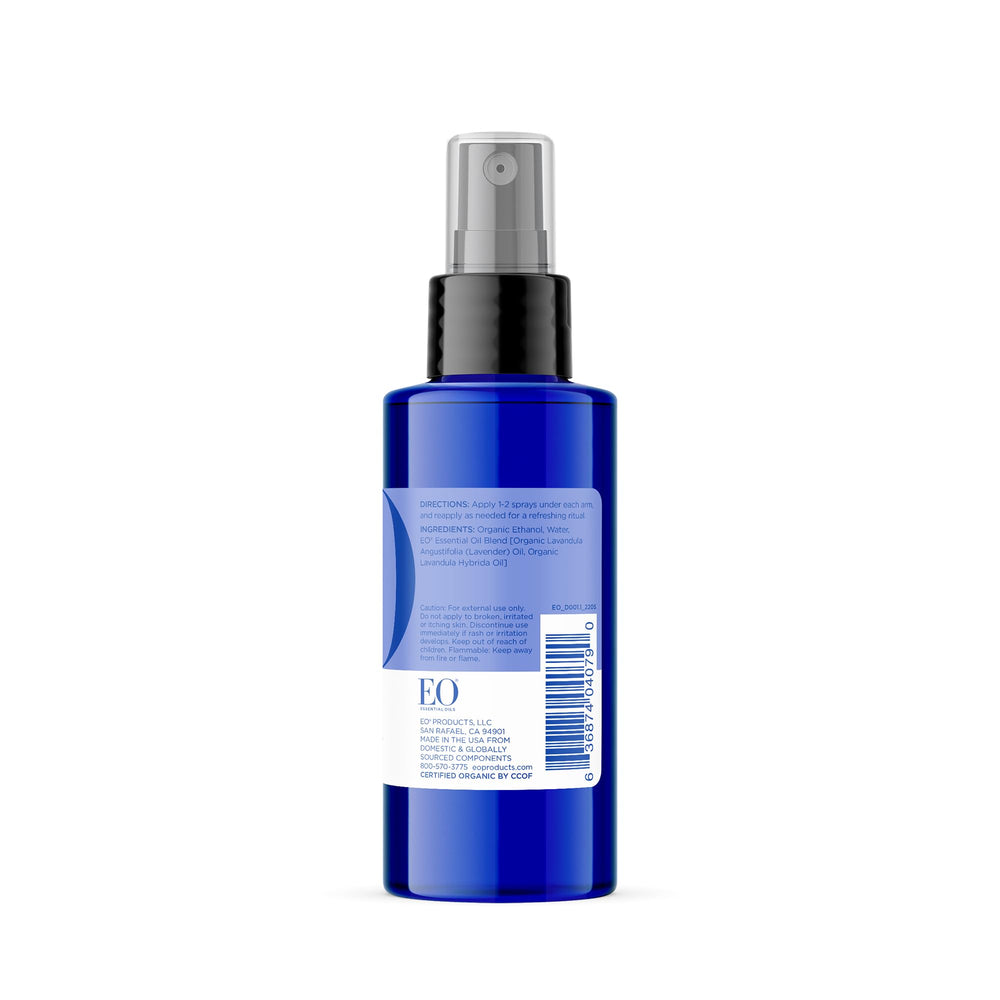 EO recycled plastic badge on bottle showing sustainable packaging benefit