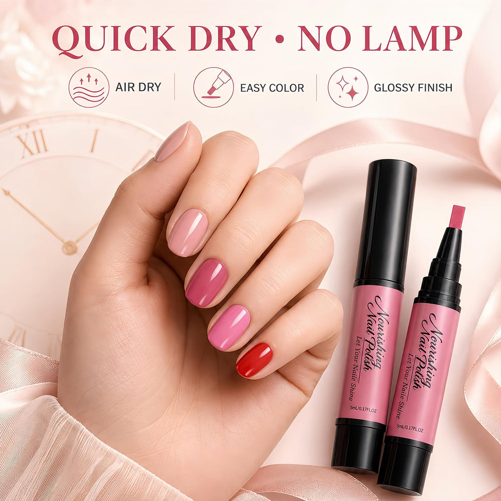 EONFAVE close-up of soft flat applicator tip for precise, curved nail coverage benefit