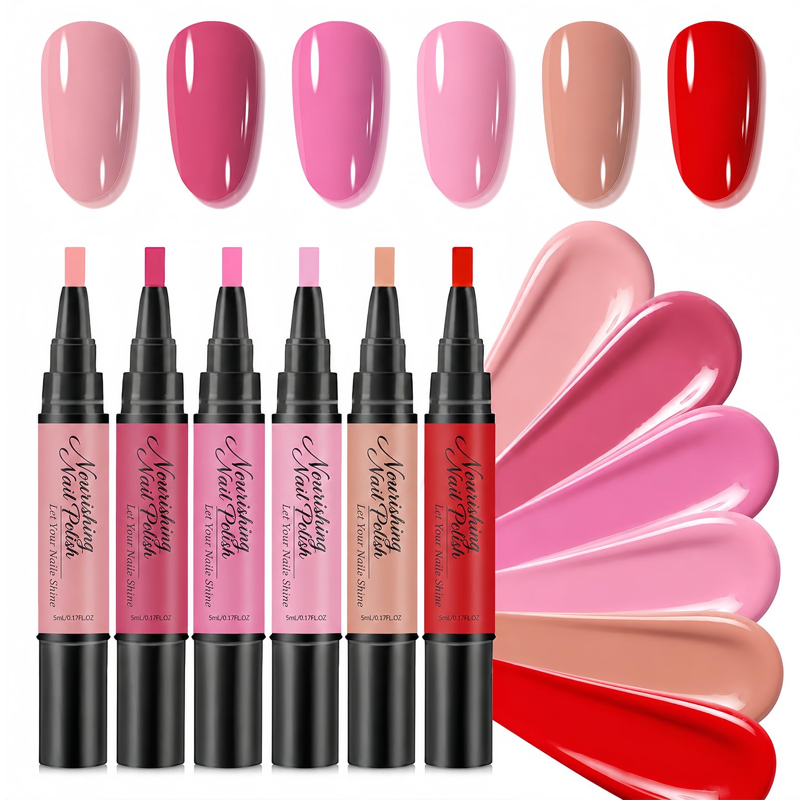 EONFAVE front packaging showing six coordinated colors and portable pens benefit convenience