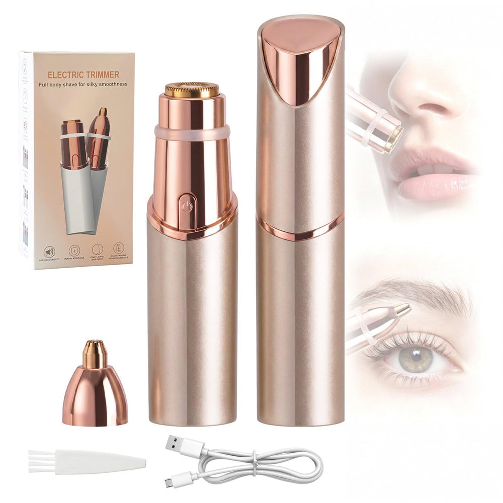 Eosraffa front packaging showing compact epilator and trimmer benefits