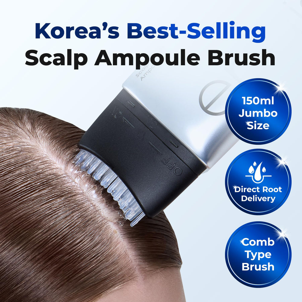 EPAIS applicator close-up highlighting precise scalp delivery