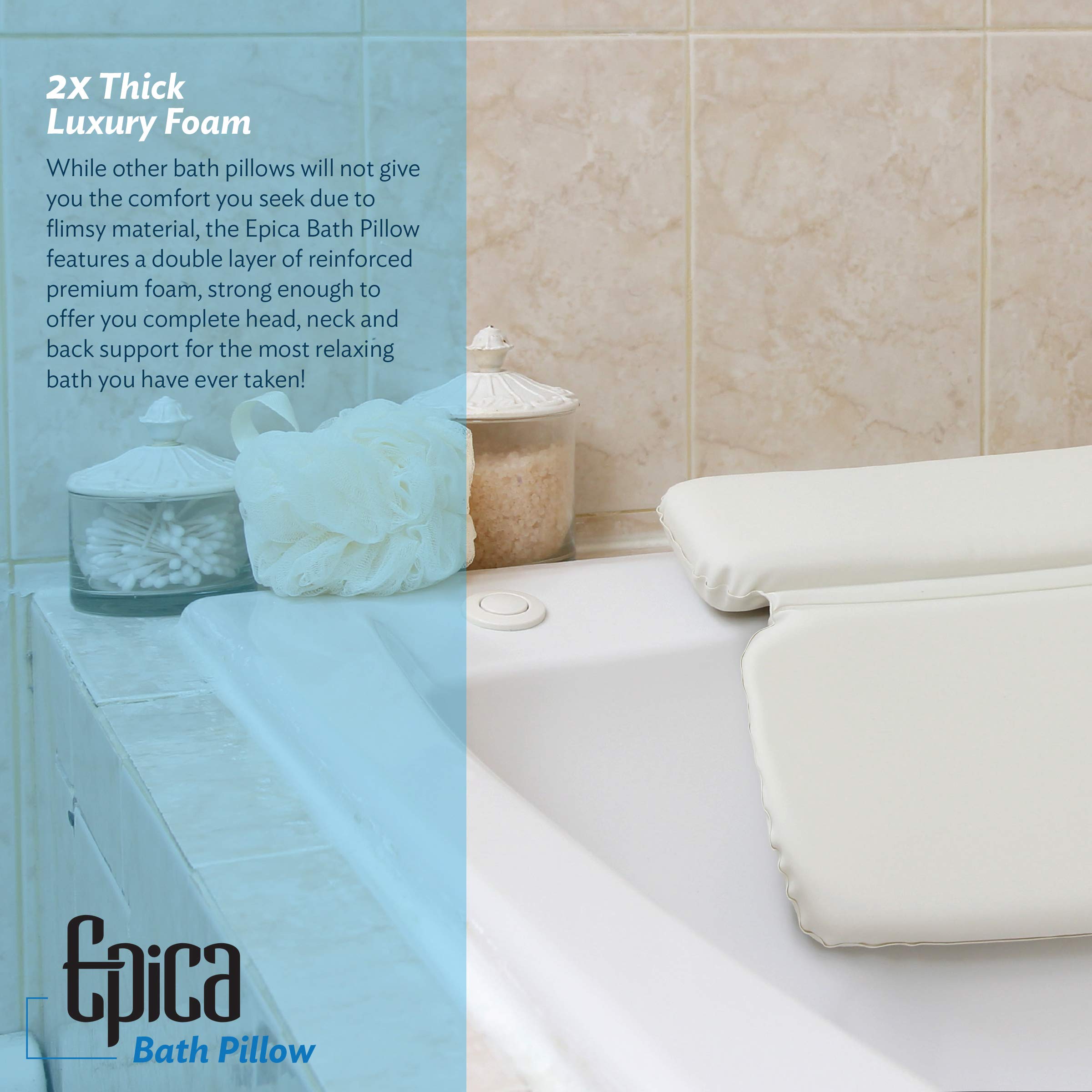 Epica double‑thick foam cross section showing durable support