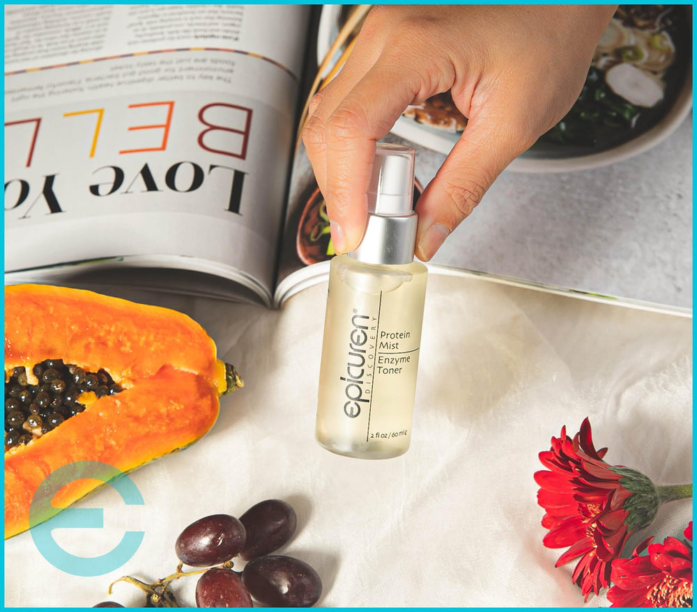 epicuren discovery label detail focuses on ingredients and Metadermabolic complex clarity and trust