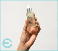 epicuren discovery size scale 4oz displays bottle beside common items to show travel-friendly benefit