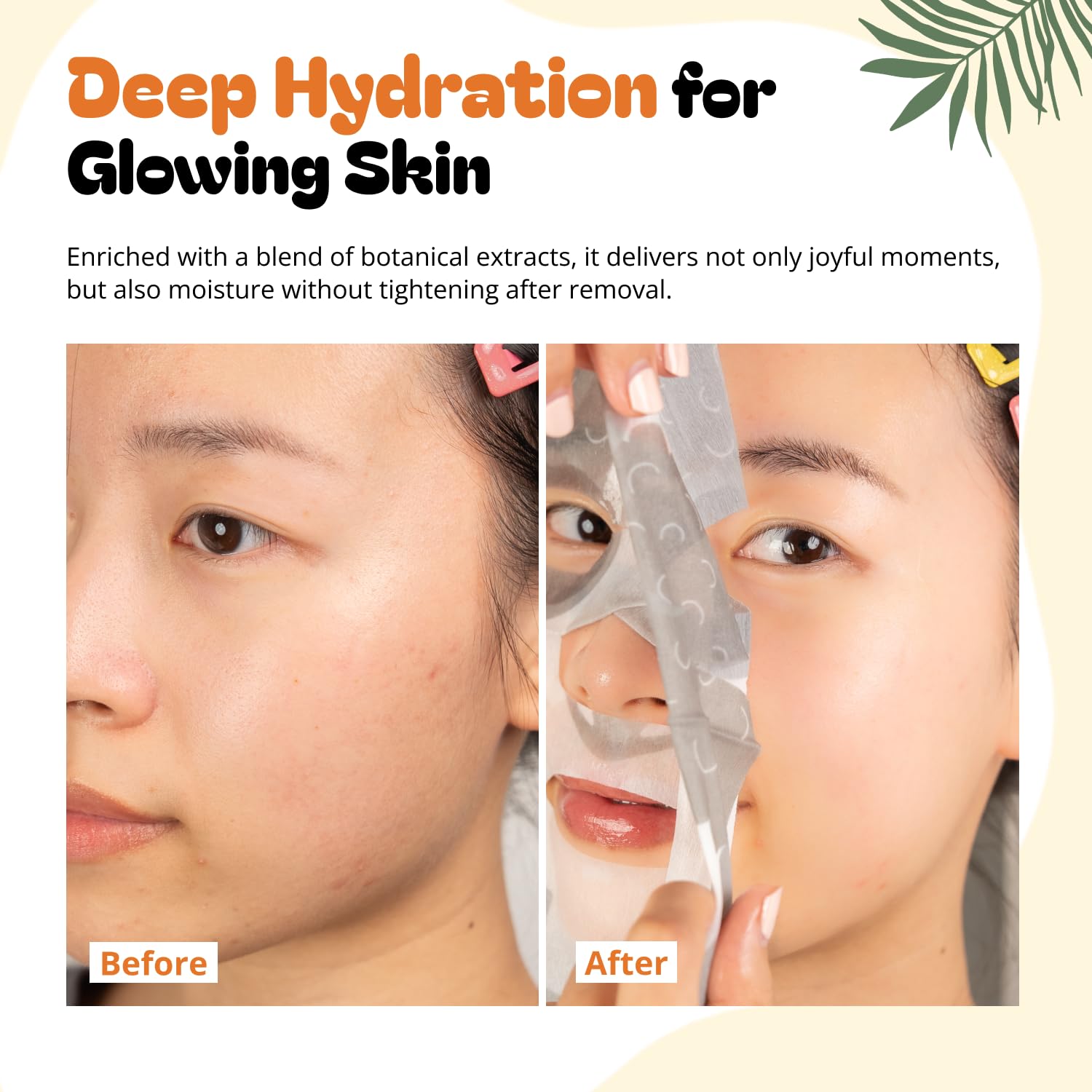 Epielle mask in use on a woman during a spa night for instant refreshment
