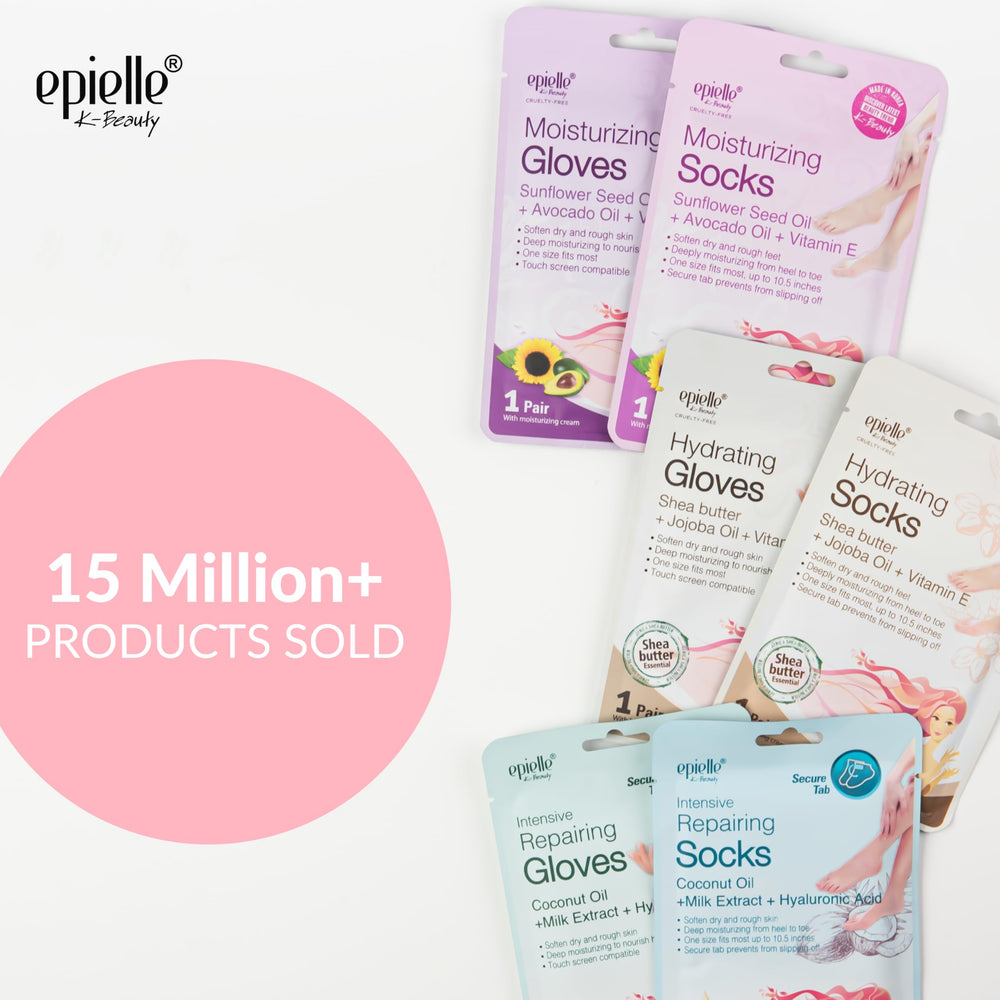 Epielle opened mask pouch revealing moisturizing gel for deep hydration