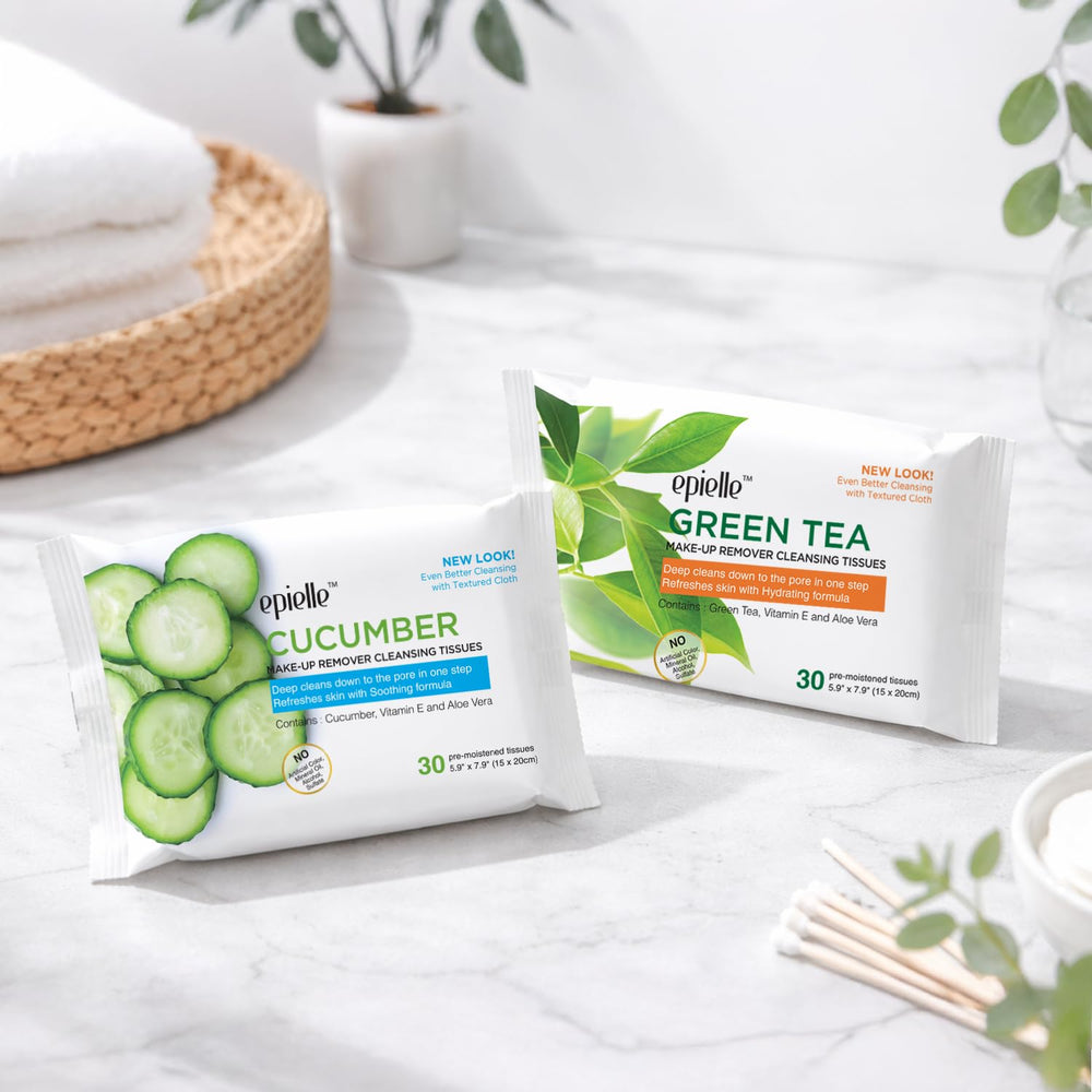 Epielle open pack with visible moist wipes demonstrating ready-to-use convenience
