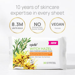 epielle single wipe closeup showing moist cloth and fast cleansing