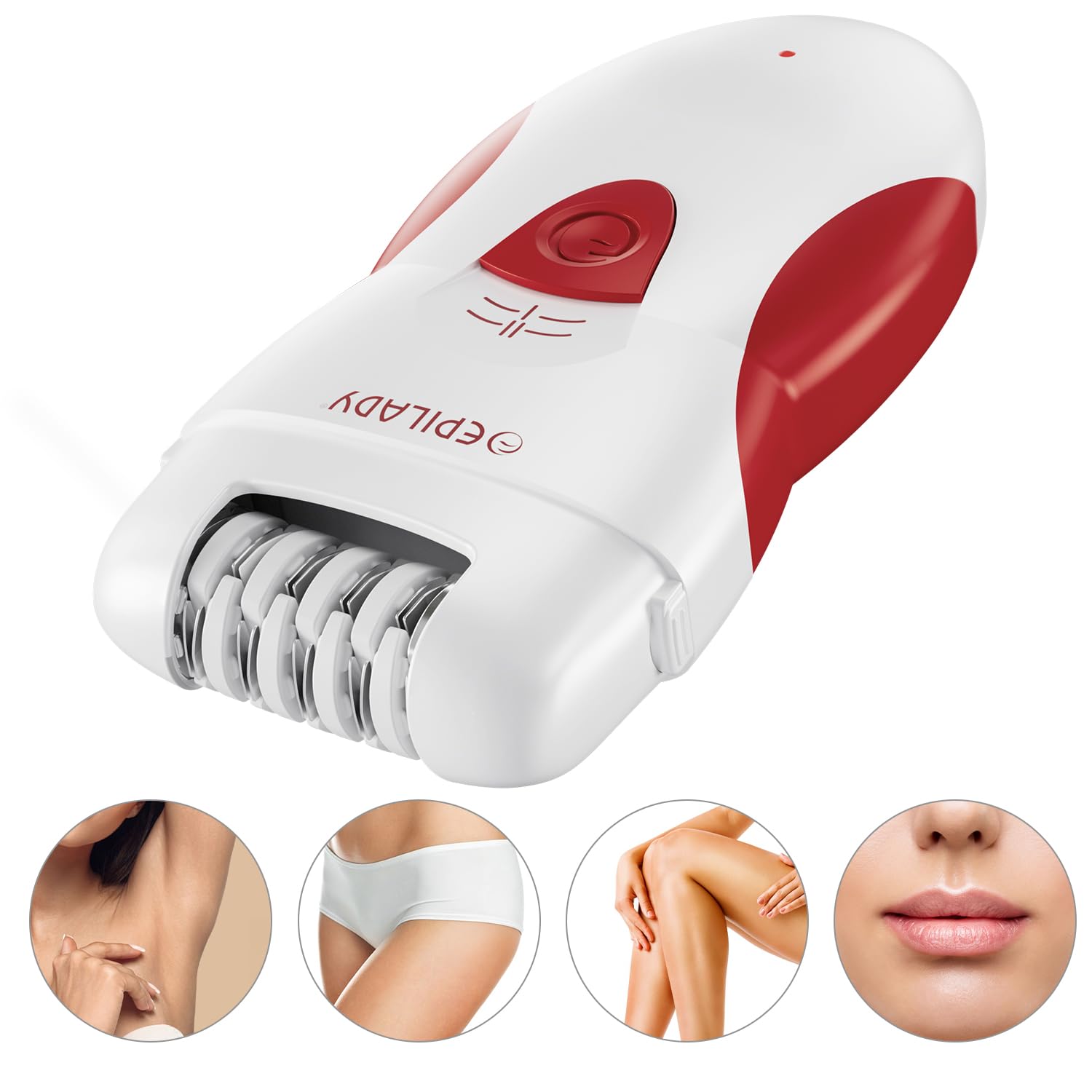 Epilady Legend 4 demonstrated on leg for fast coverage and long-lasting smoothness