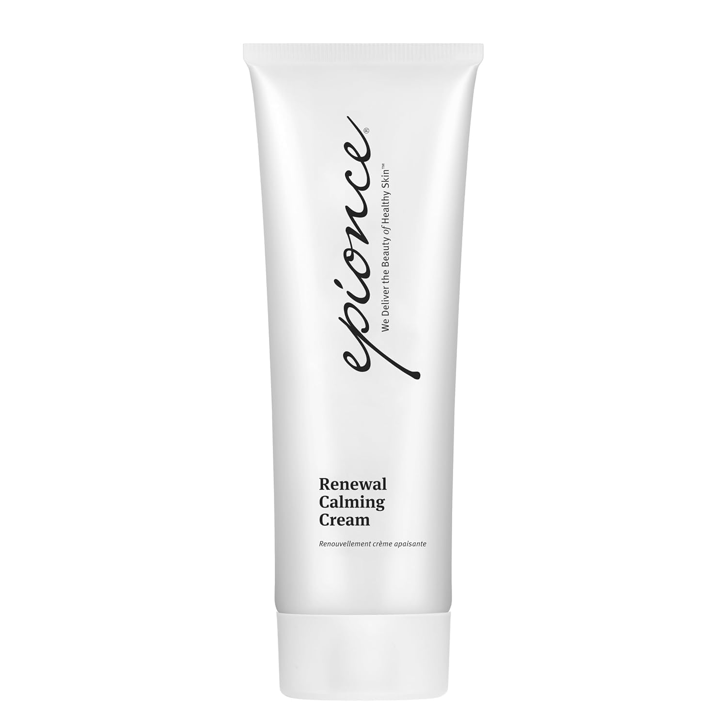 Epionce Renewal Calming Cream jar front view showing packaging and soothing benefits