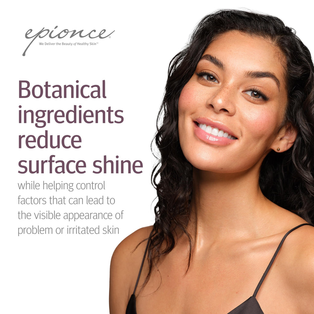 Epionce toner on bathroom shelf in lifestyle scene promoting daily skincare routine