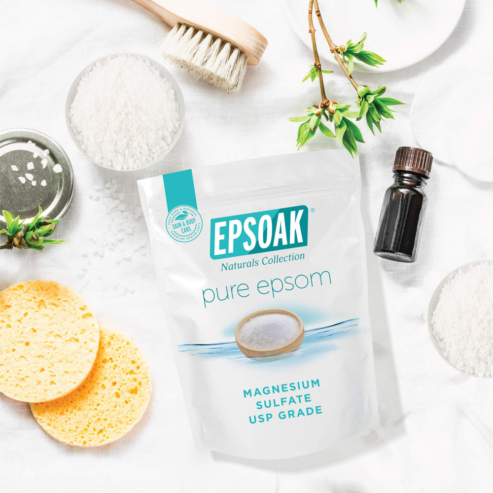 Detail of Epsoak resealable zipper closing for neat storage and spill prevention