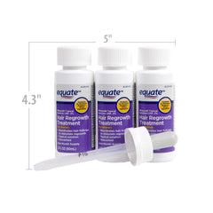 Equate 2 oz bottle beside box showing scale and travel-friendly size benefit
