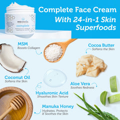 Era Organics closeup of cream texture showing smooth hydration benefit