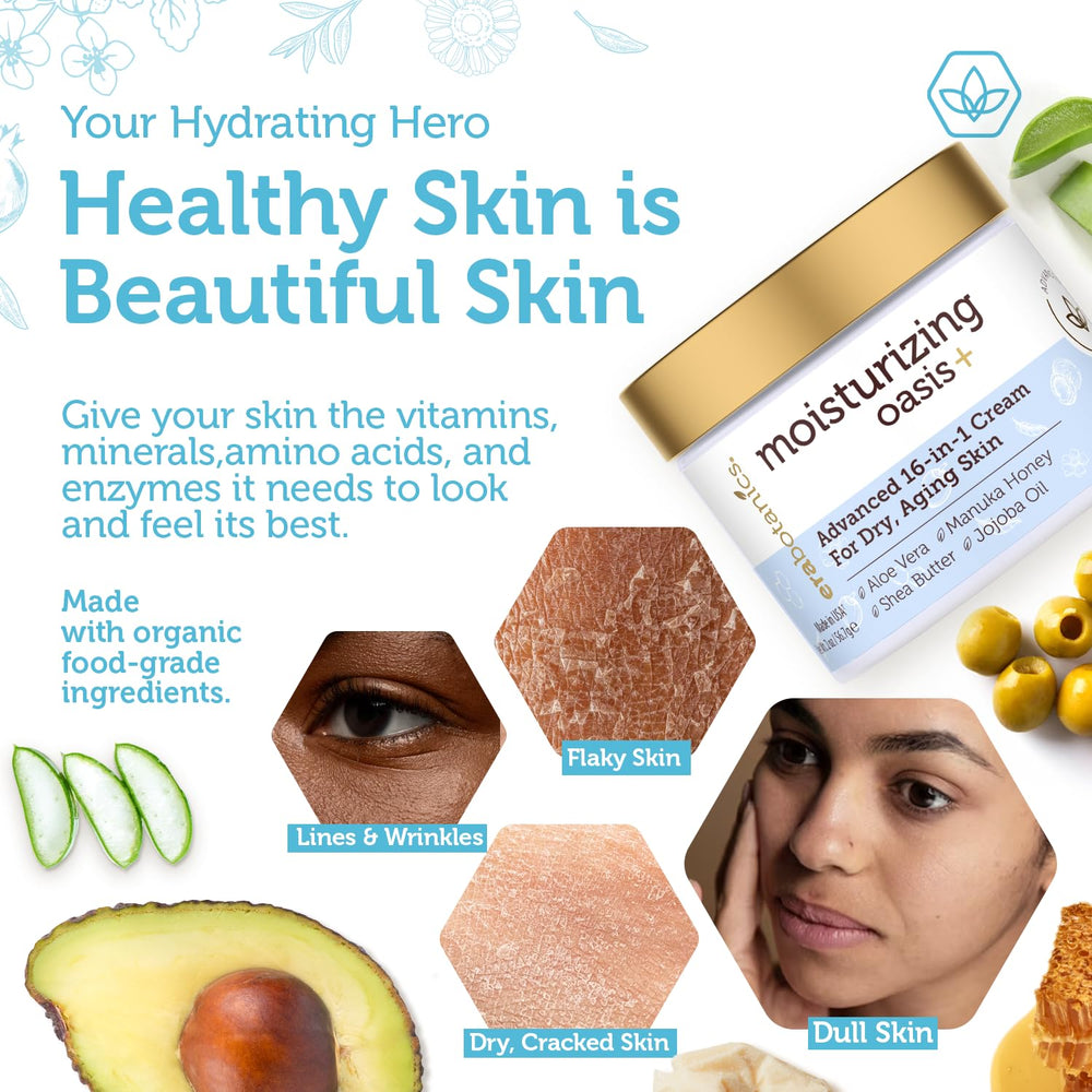 Era Organics key natural ingredients displayed for nutrient benefit
