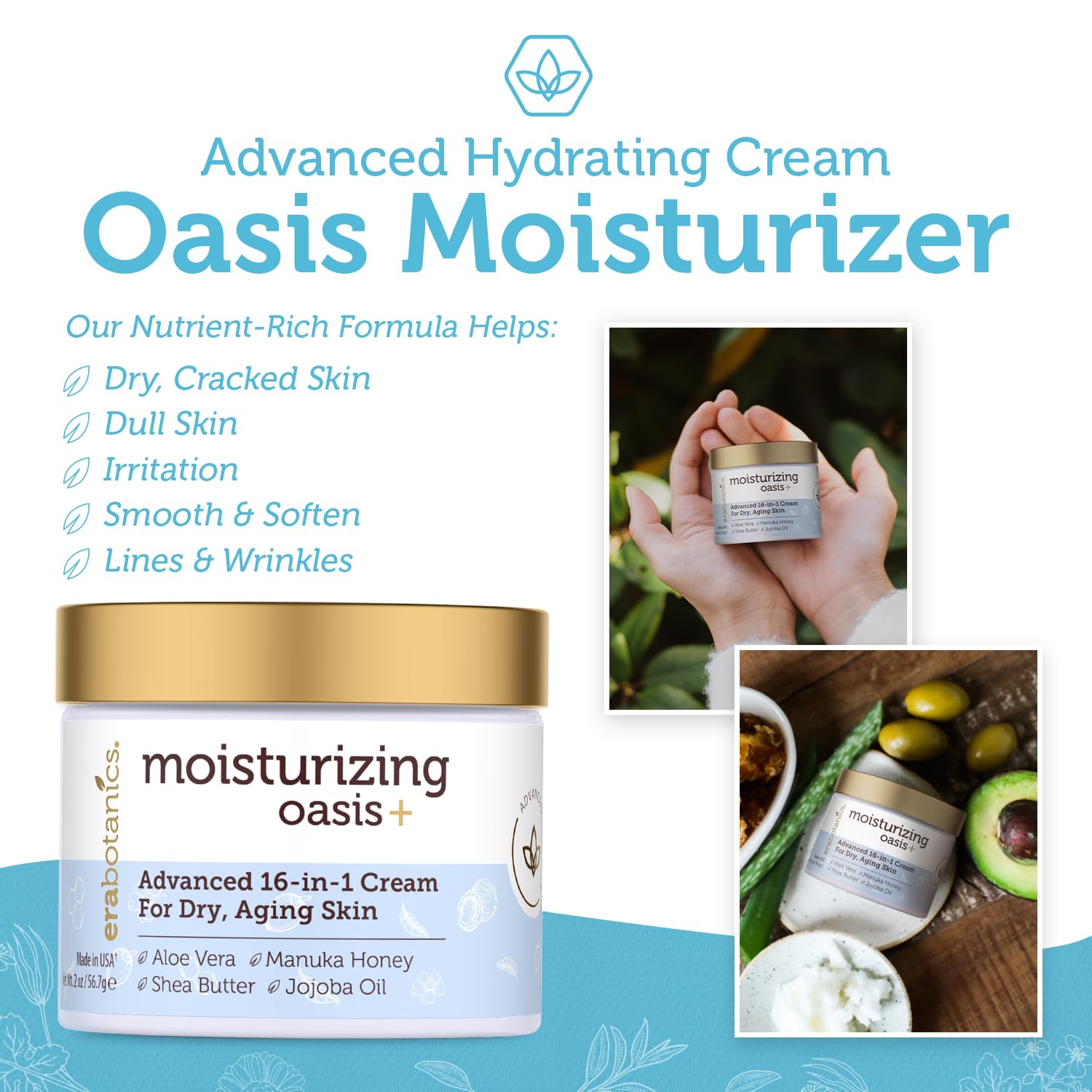 Era Organics jar and box in lifestyle scene showing daily use benefit