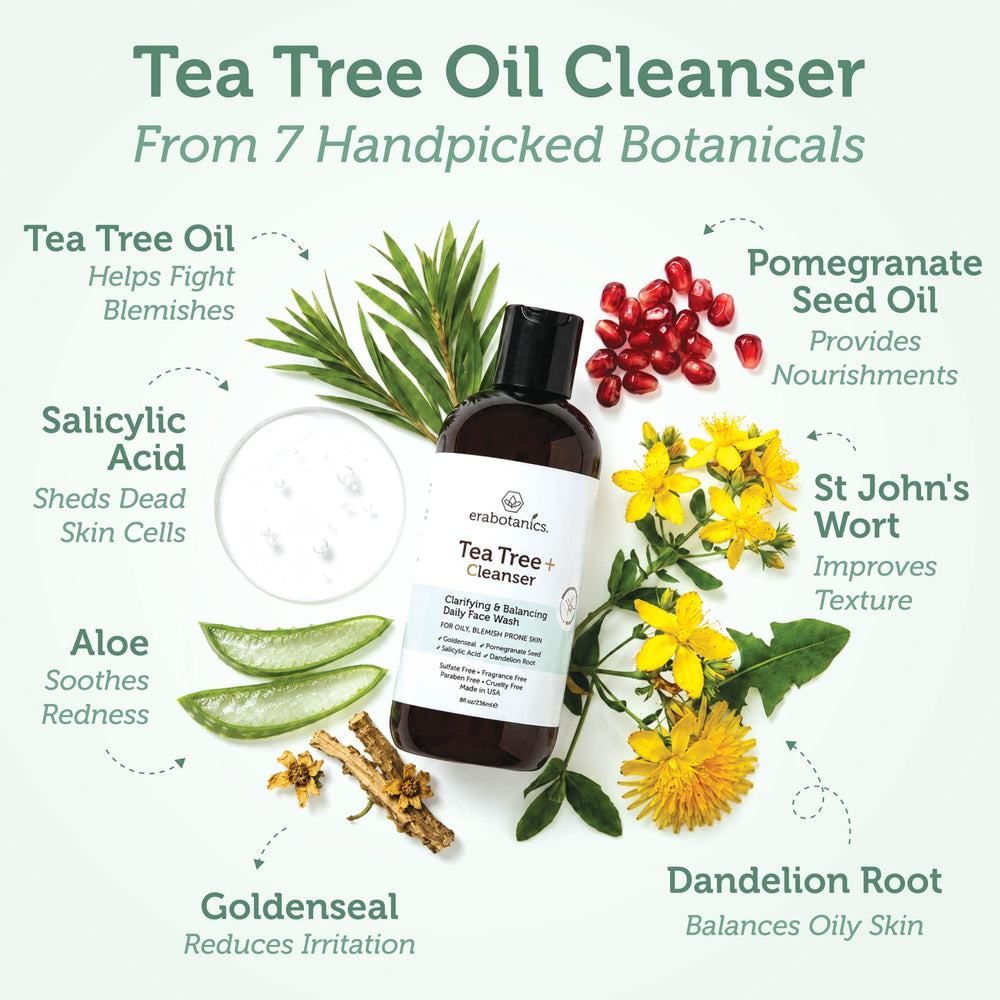 Era Organics pump dispensing cleanser into hand for easy daily use