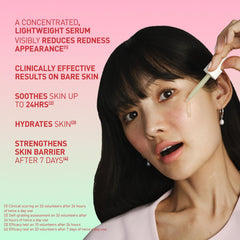 Erborian Centella Red Serum texture close-up highlighting lightweight, fast-absorbing finish