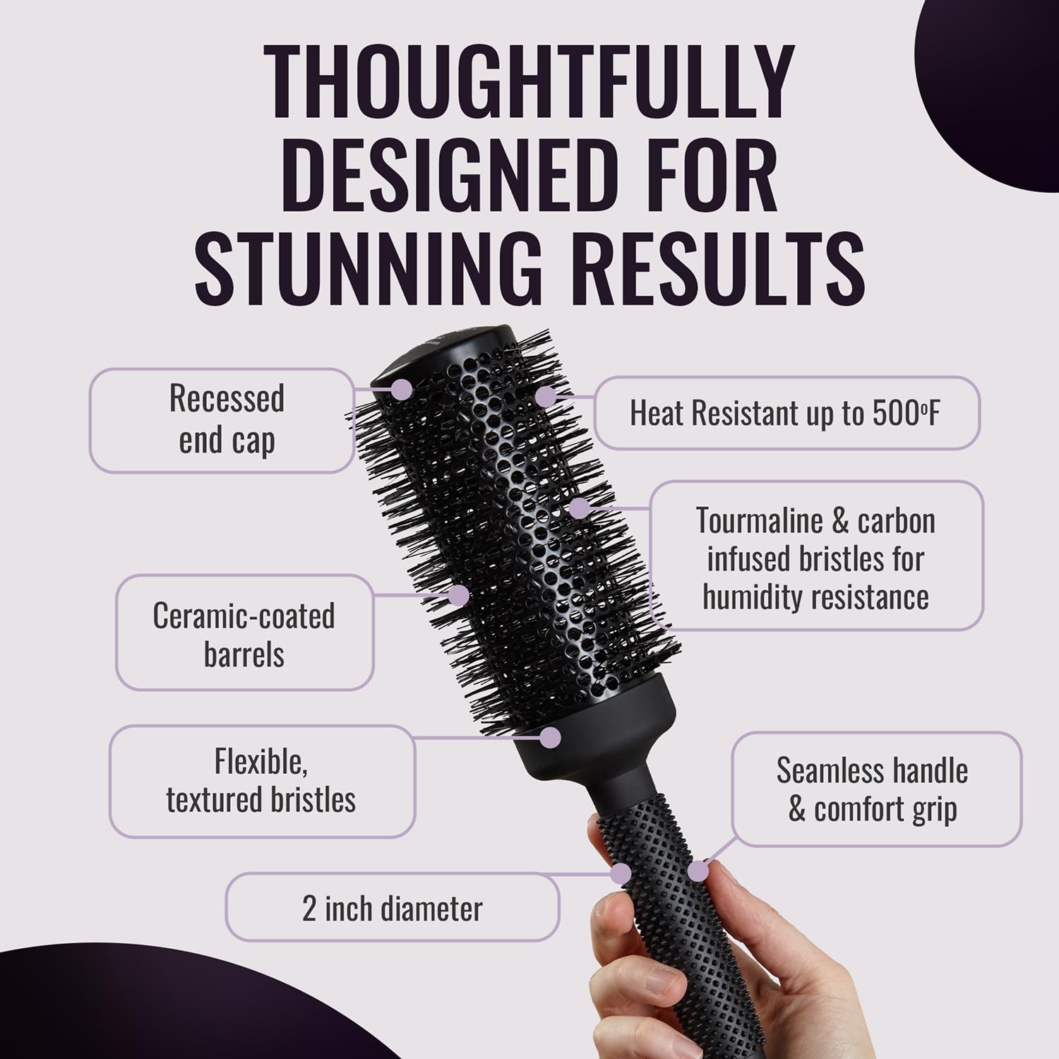 ergo ergonomic silicone handle grip offers comfort and reduced hand fatigue