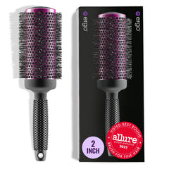 ergo front view 2-inch round brush showing full design and salon-quality styling benefits
