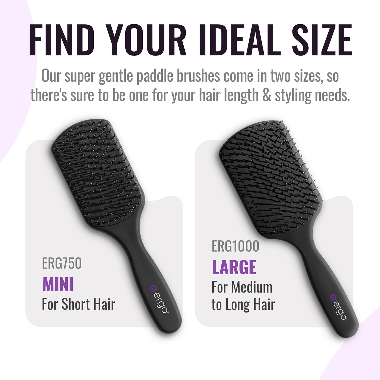 ERGO soft-touch silicone handle detail offering secure non-slip grip