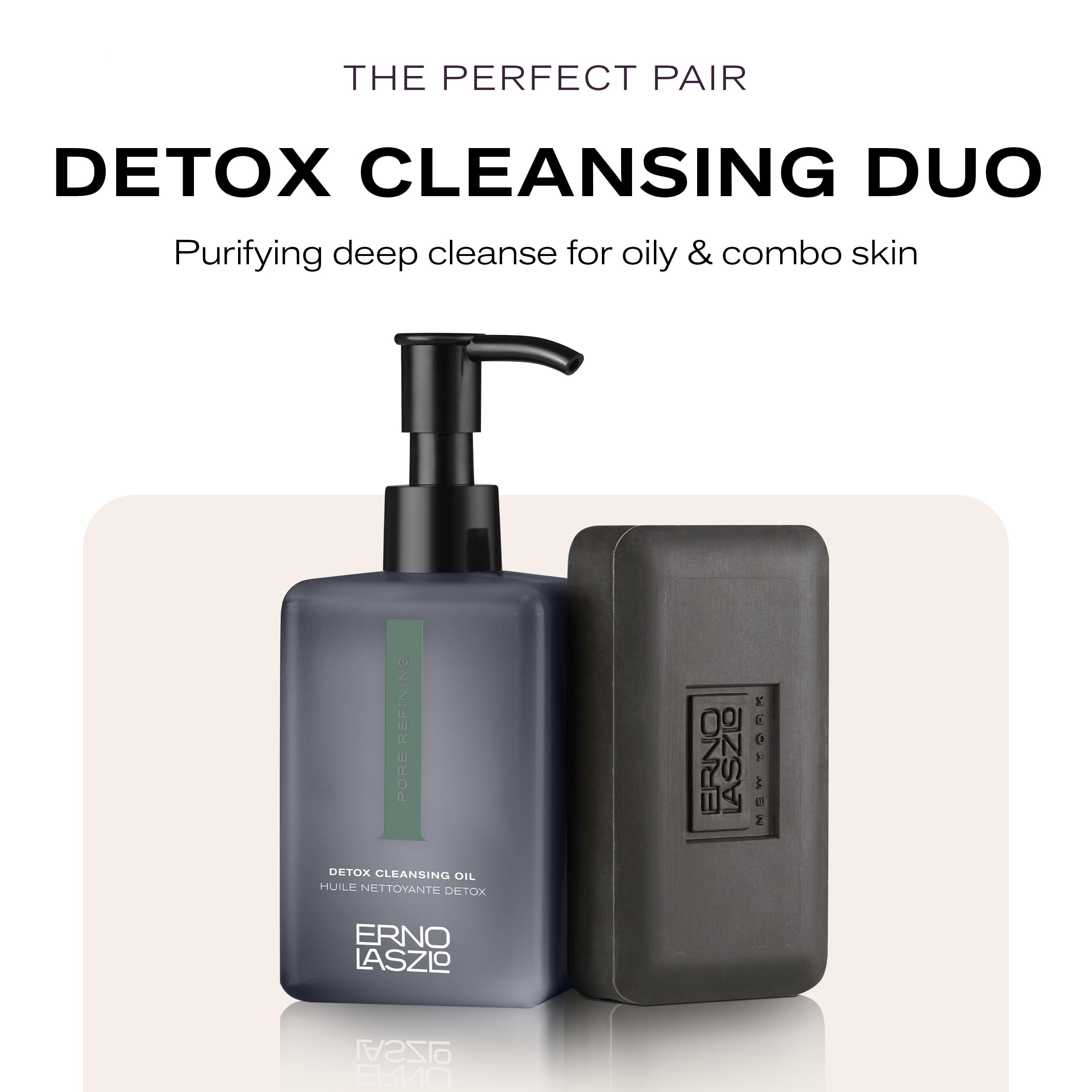 Erno Laszlo Dead Sea mud ingredient visual conveying mineral detox benefit