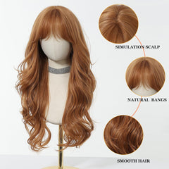 Esmee back view showing long waves that add volume and movement